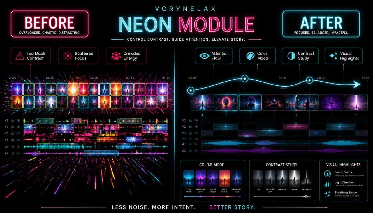 neon module before after