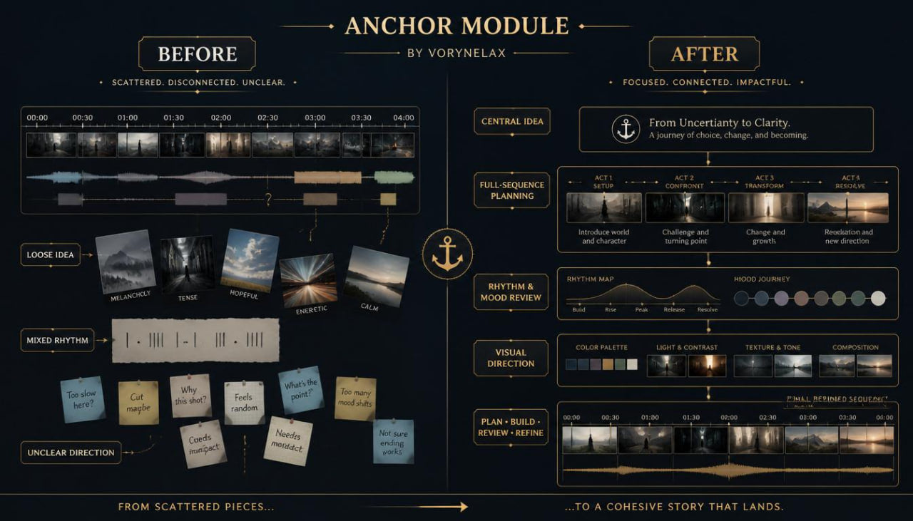 anchor module before after